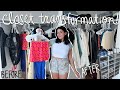 organizing my walk in closet + epic transformation *MOVING VLOG 5*