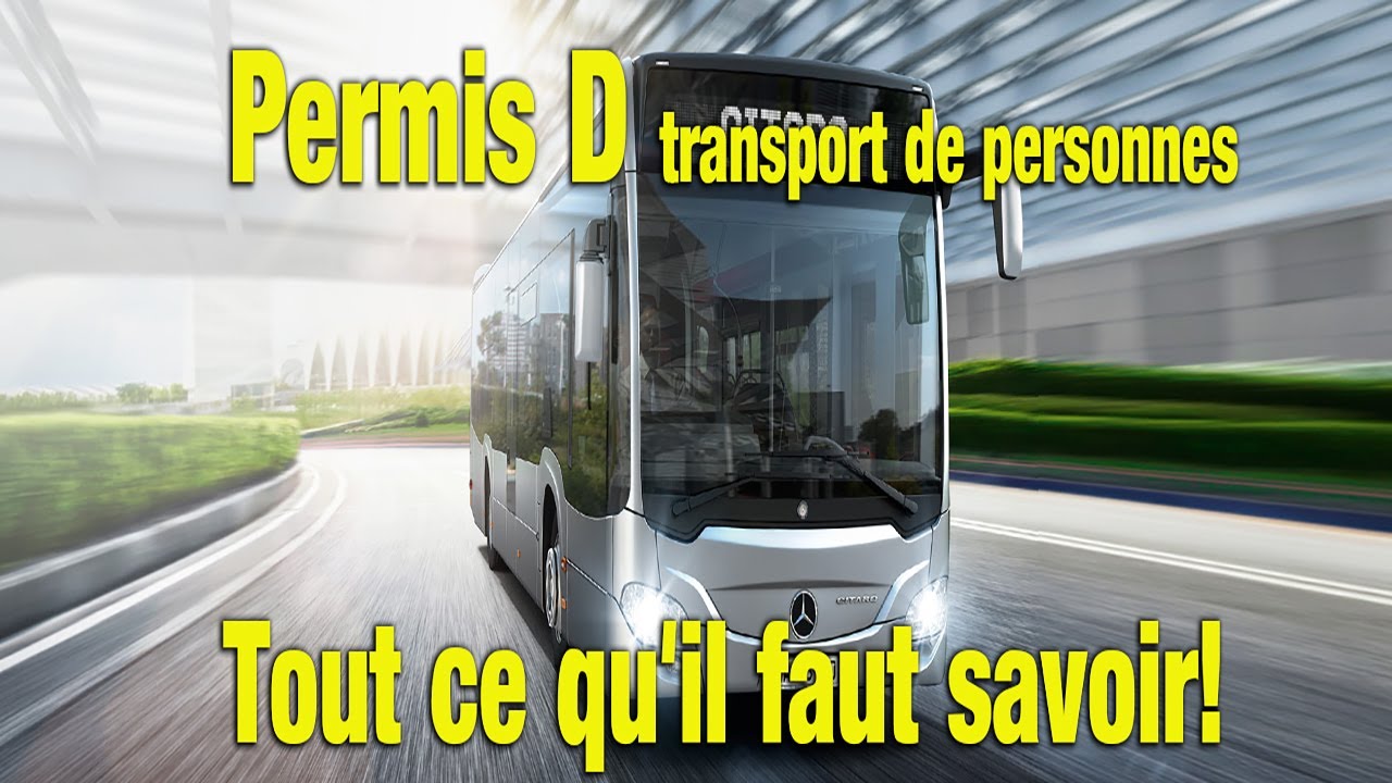 Permis D : transport de personnes