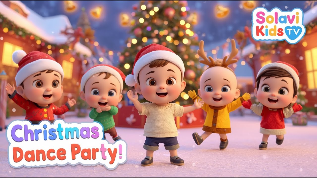 Christmas Dance Party for Kids 🎄 | Fun Holiday Songs & Dance Moves ...