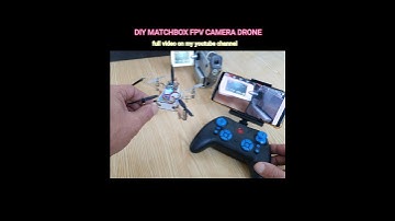 Diy matchbox FPV camera drone easy experiment us