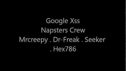 google xss by Napsters crew