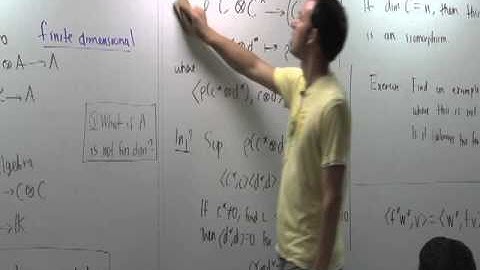 Lecture 6 . Hopf Algebras and Combinatorics (Federico Ardila)