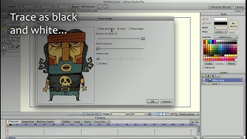 Anime Studio 8 Pro Feature: Automatic Image Tracing