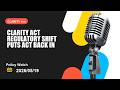 CLARITY Act regulatory shift puts CLARITY Act back in focus as legal pressure builds this week