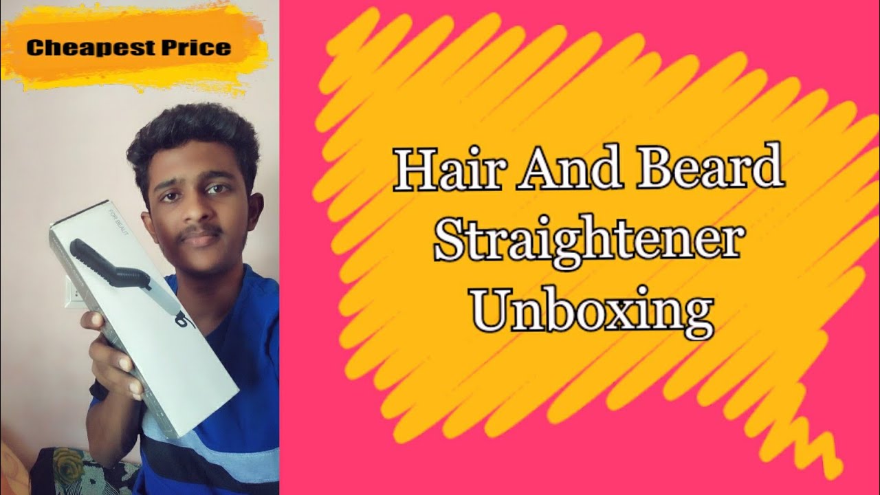 best hair and beard straightener unboxing 2020 | Phone Tech PT