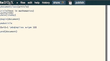 Basic LaTeX 13: Including text within equations