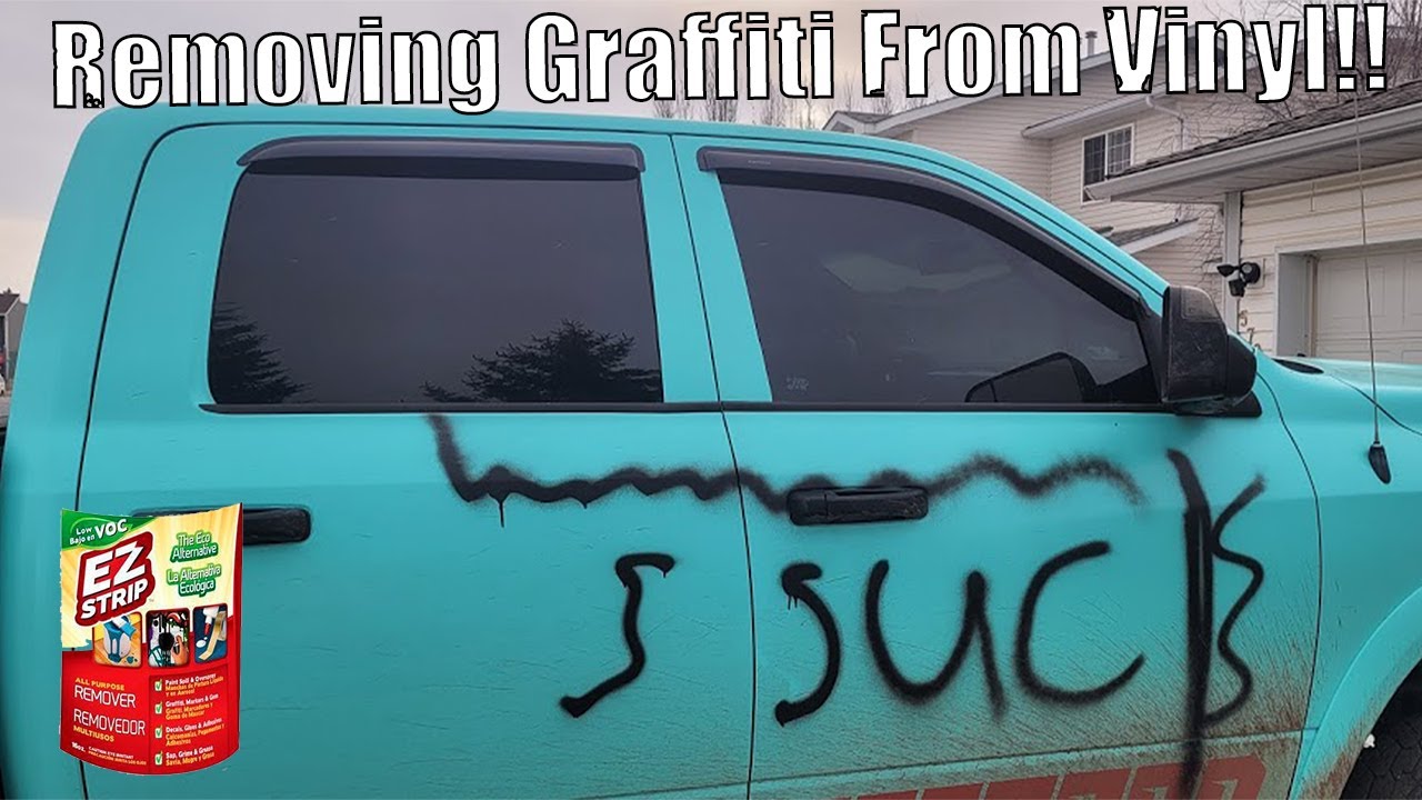 How To Remove Graffiti from a Vinyl Wrap