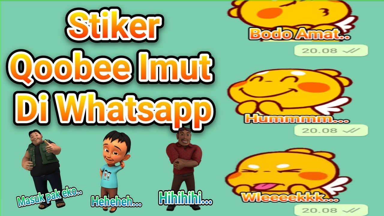 Buat Striker Qoobee Imut Sendiri Di Whatsapp Youtube