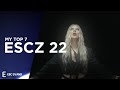 Eurovision 2022 Escz Czech Republic Top 7