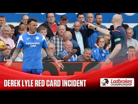 Watch The Incident That Saw Lyle Sent Off V Rangers