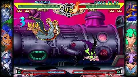 Capcom Fighting Collection (XBONE) | DS3 Morrigan Aensland Playthrough (07/10/2022)