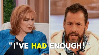 Adam Sandler KICKED OFF The View After FIERY Confrontation With Joy Behar.
