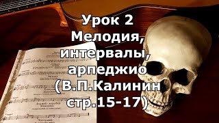 Урок классической гитары 2, (В.П.Калинин "Юный гитарист" стр.15-17) Урок классической гитары 2, (В.П.Калинин "Юный гитарист" стр.15-17)