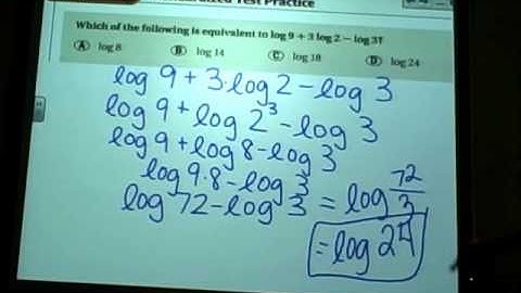 7 5 Apply Properties of Logarithms Practice