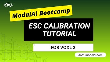 VOXL 2 ESC Calibration Tutorial