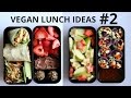 VEGAN SCHOOL LUNCH IDEAS PART 2 (wraps, noodles, spring rolls)