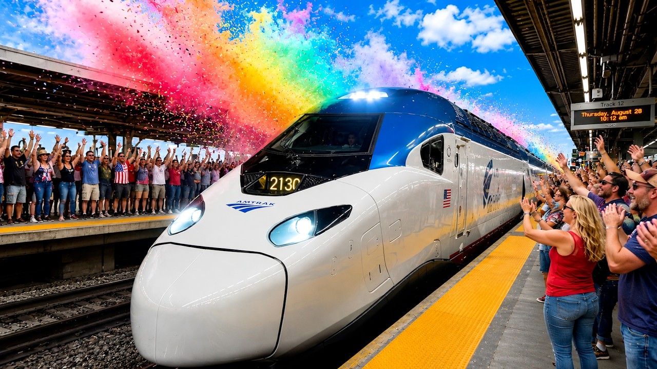 🇺🇸Riding on America's New Fastest Train! (Washington DC→New York) | Amtrak NextGen Acela First Class