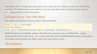 How to Retrieve JSON Values into Columns in SQL Server When Values Are Not Named