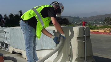 Delta® Crash Cushion Transition Panel Installation — TrafFix Devices