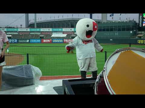 200726 모자 떨어뜨린 또리, kt위즈 vs NC
