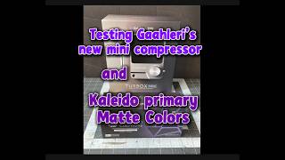 Testing the new TurboX mini compressor and 12 matte colors from Gaahleri. @gaahleriofficial