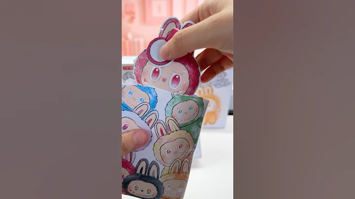 Labubu Energy series unboxing. Secret Inside?! #popmart #labubu #paperdiy #diy #papercraft #asmr