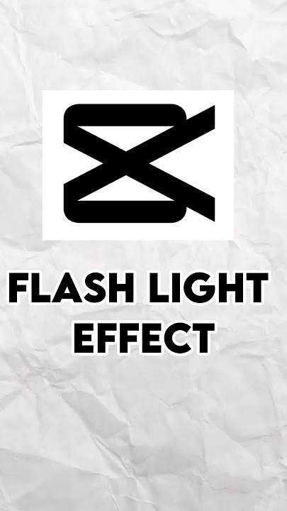 How To Add Flash Light Effect In Capcut||#bharateditz #shorts