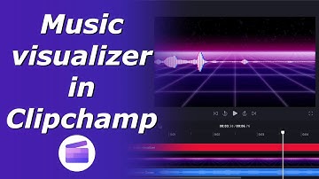 Add and customize music visualizer in Clipchamp