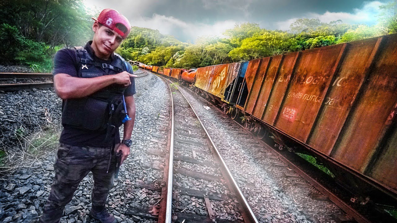 VISITAMOS OS TREM DESCARRILHADOS DE DIA !