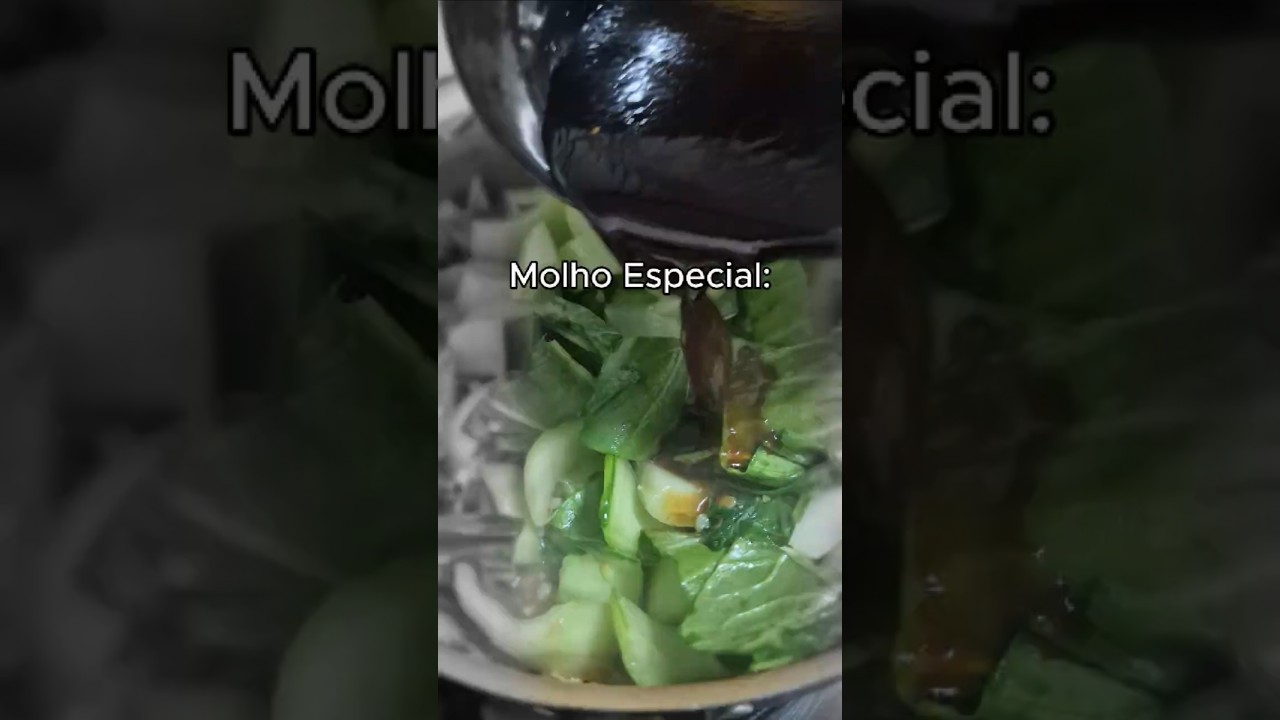 Bok Choy "Acelga Oriental" Molho Especial - Receita Fácil 