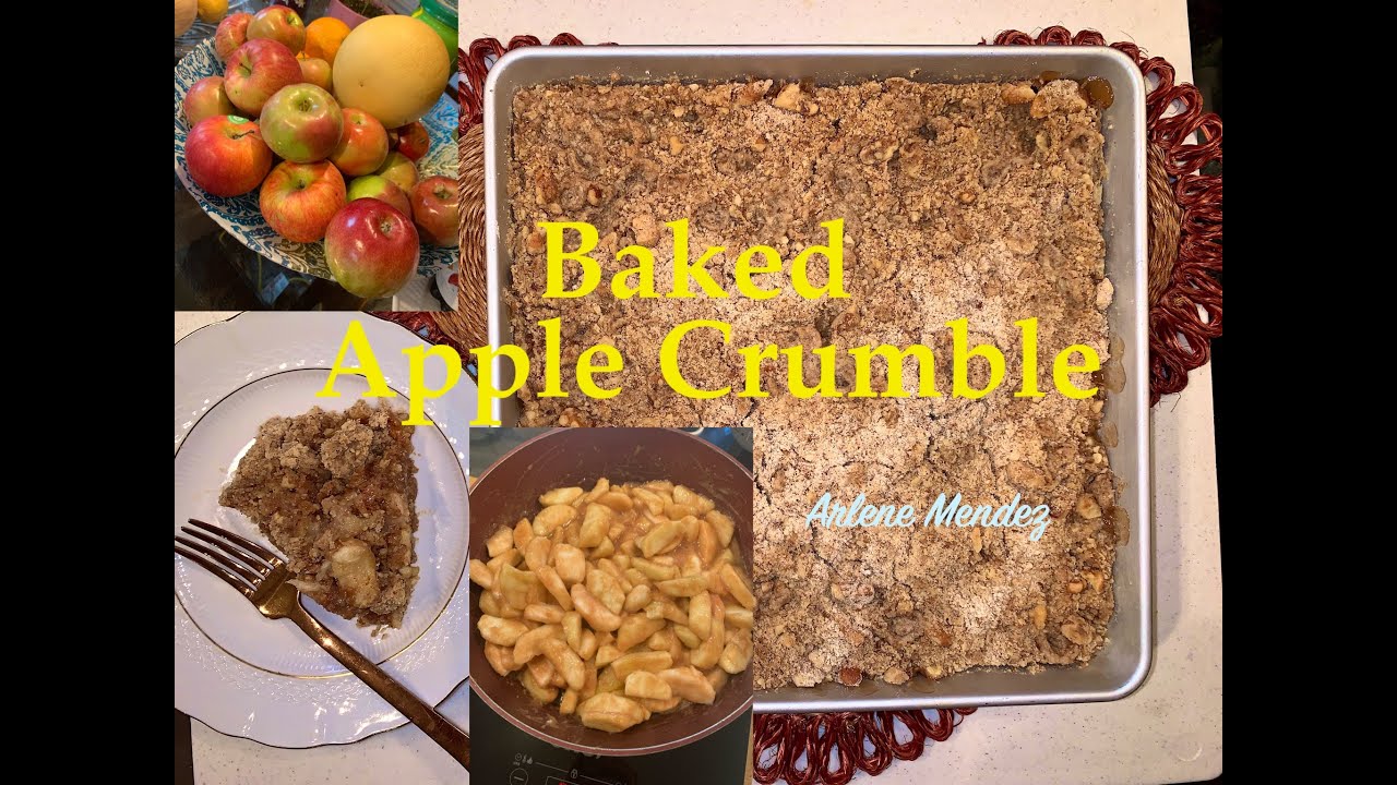 Delicious Baked Apple Crumble 2020