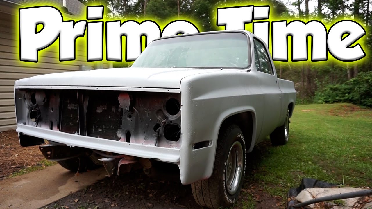 Завершающие подготовительные работы на моем Chevy C10 Squarebody | Покраска краской Rustoleum | P...