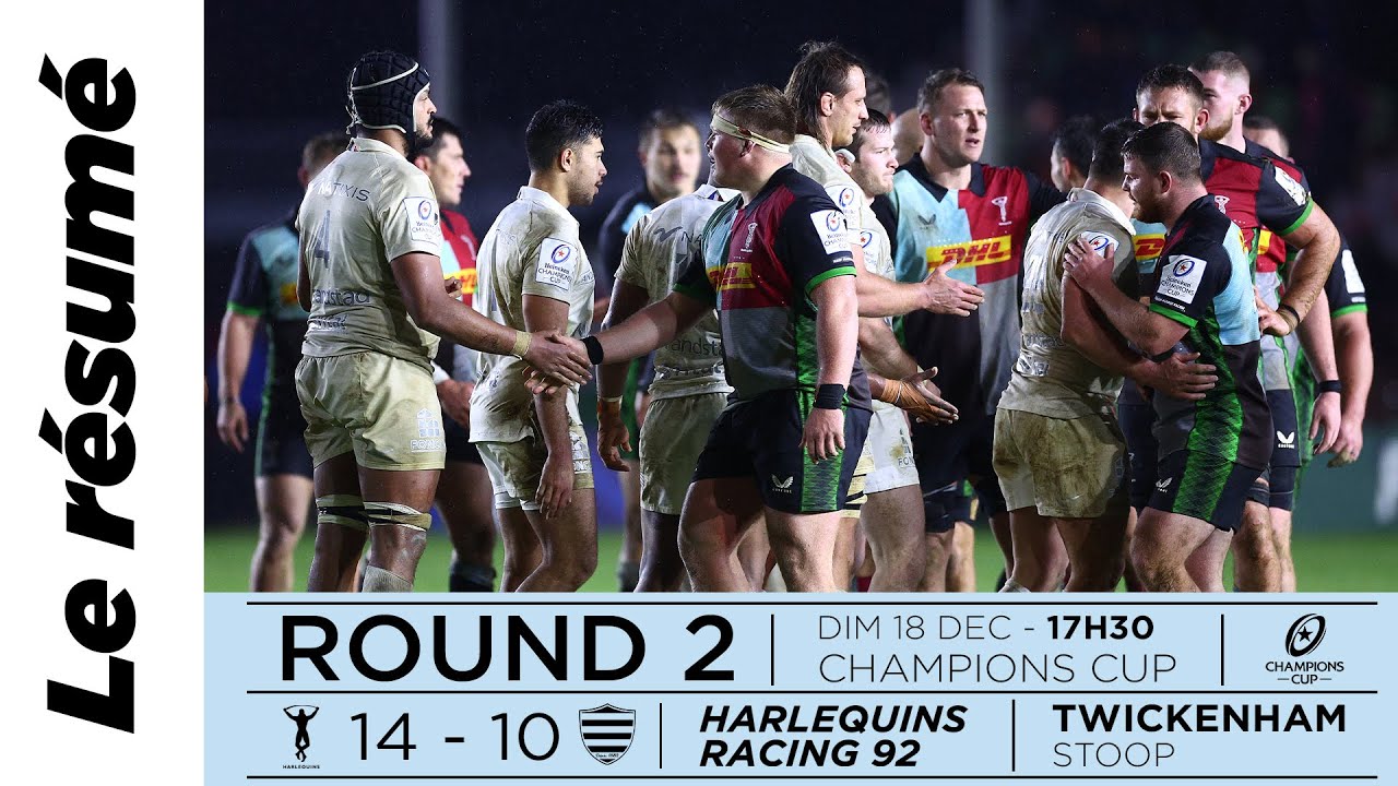 Harlequins v Racing 92, Champions Cup 2022/23 Ultimate Rugby Players, News, Fixtures and Live Results