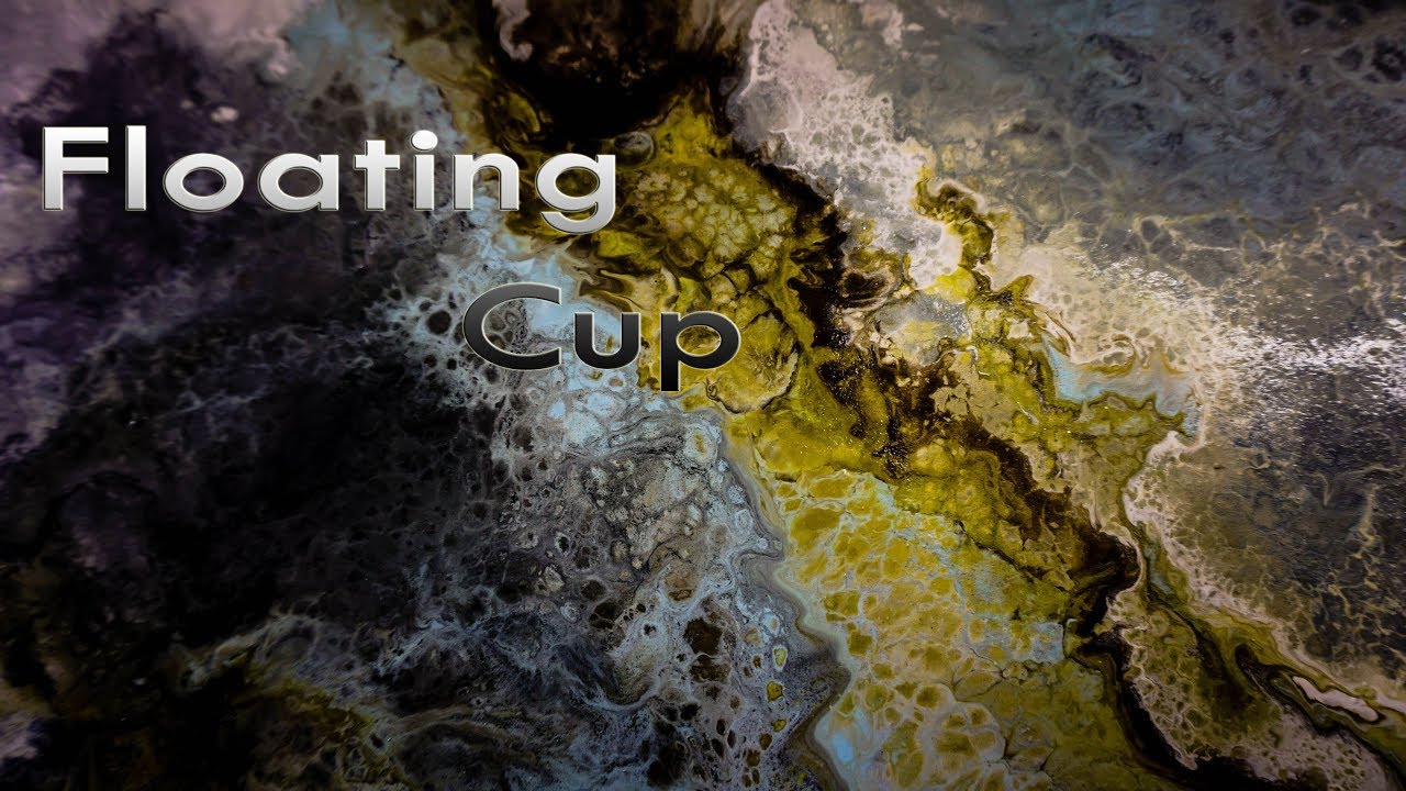 Fluid painting pure | Floating cup | It`s magic - YouTube