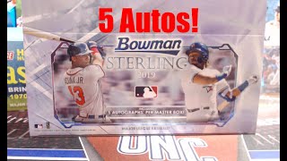 2019 Bowman Sterling Hobby Box ** 5 Autos Per Box Prospects and Rookies! **