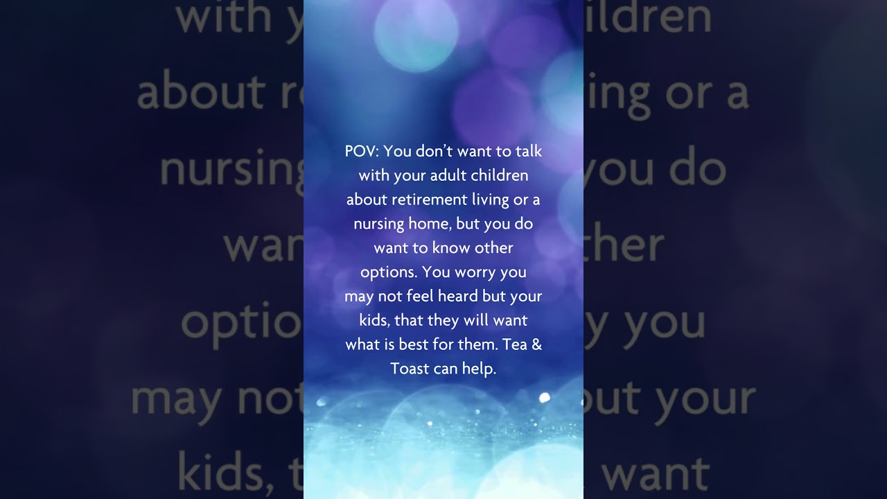 Talking about eldercare