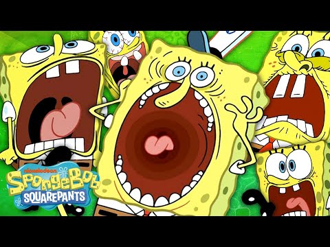 SpongeBob's Best Freak Out Moments and Screams! 😱 SpongeBob Halloween