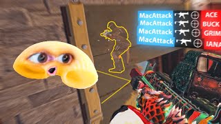 You have NEVER seen a macaroni play R6 Siege before