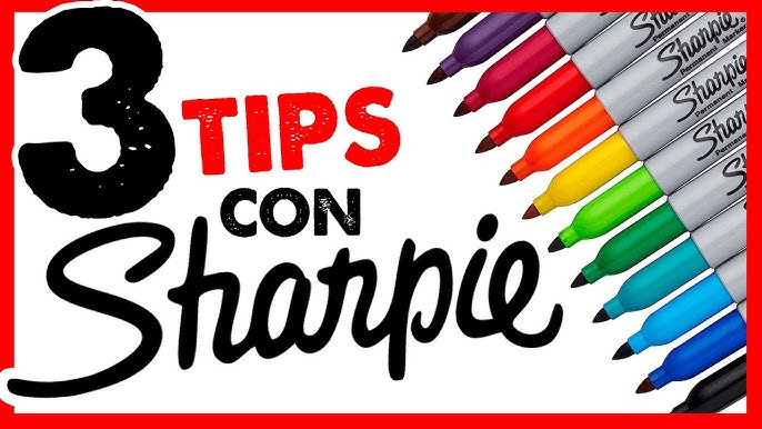 Review of the Sharpie Brush Tip Permanent Marker #Sharpie #JetPens  #Zentangle