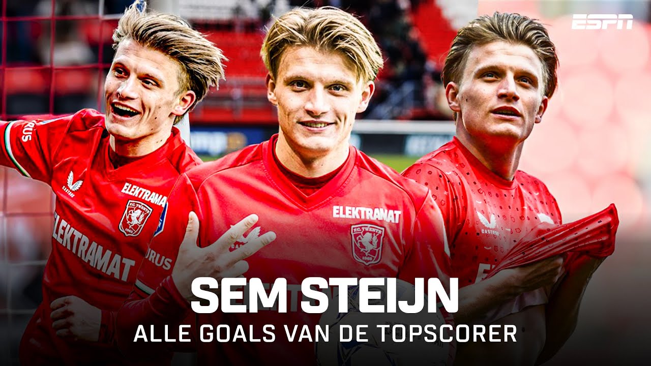 🥇 Alle GOALS van TOPSCORER SEM STEIJN in de Eredivisie 2024/25 🎯