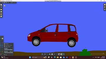 Algodoo - Fiat Multipla Crashable