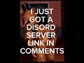 I GOT A DISCORD SERVER! (Link in comments) #shorts #discord
