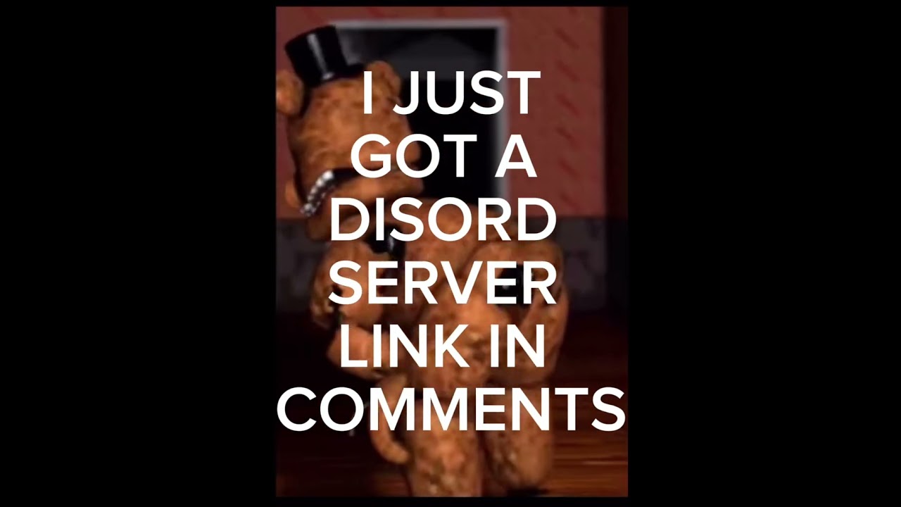 I GOT A DISCORD SERVER! (Link in comments) 