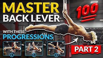 BACK LEVER PROGRESSIONS! How to get your first back lever | PART 2