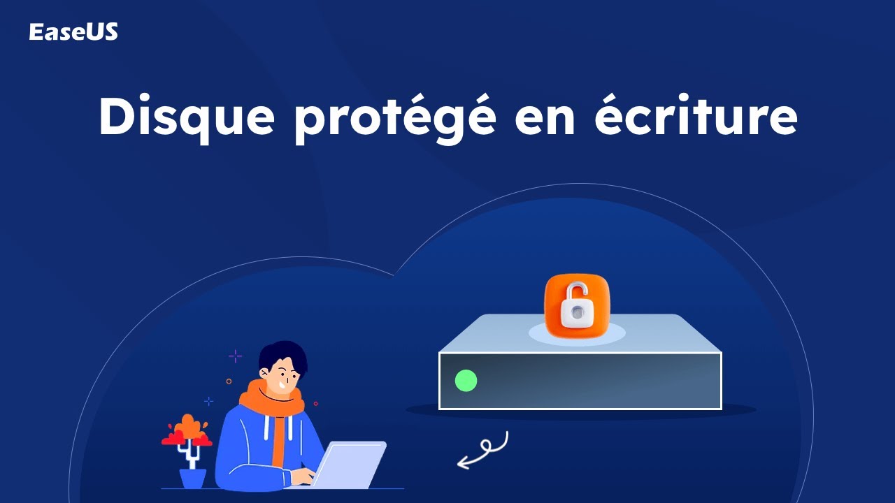 Comment retirer la protection en écriture et déverrouiller un disque dur  externe- EaseUS