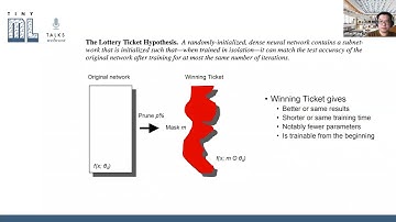 tinyML Talks Atlas Wang: The lottery ticket hypothesis for gigantic pre-trained models