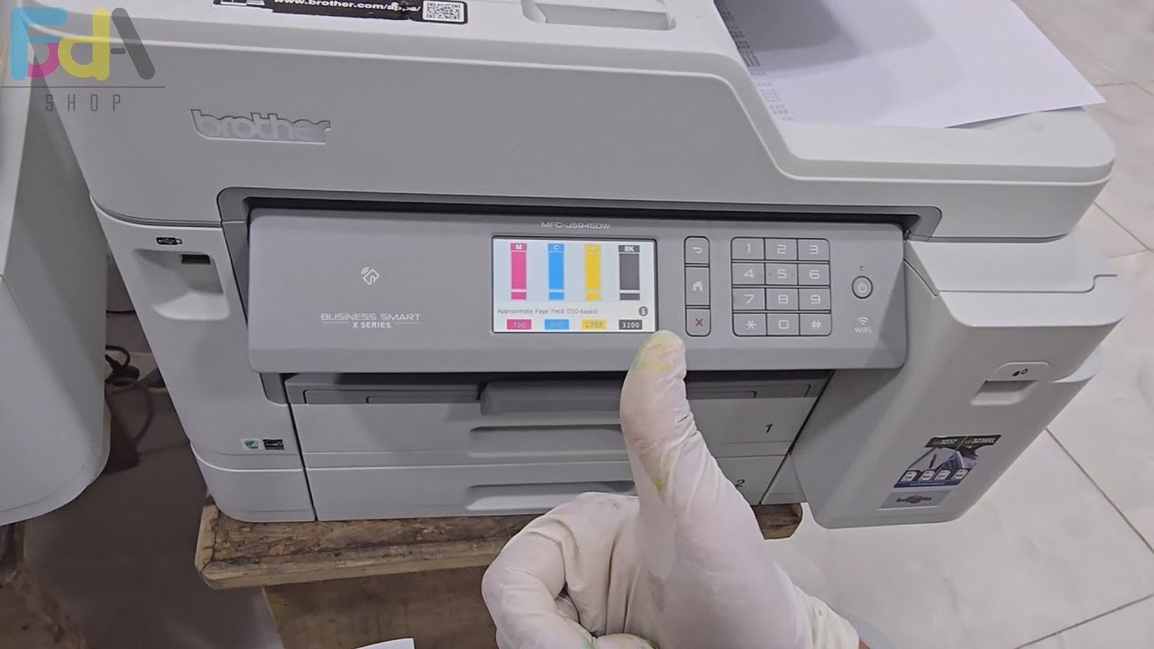 مراجعة لطابعة براذر ألوان MFC-J5945DW Color A3 Inkjet