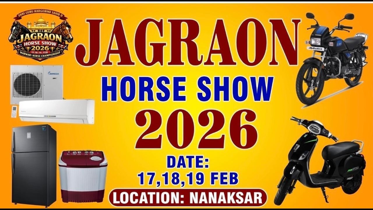 Shri Guru Hargobind Sahib Ji Jagraon Horse Show 2026