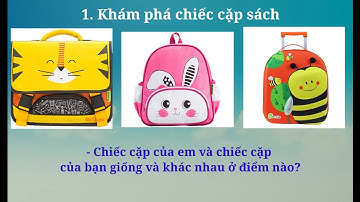 Bài 2: Cặp sách xinh xắn(Chân trời sáng tạo)