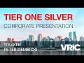 Tier one silver corporate presentation vric 2024